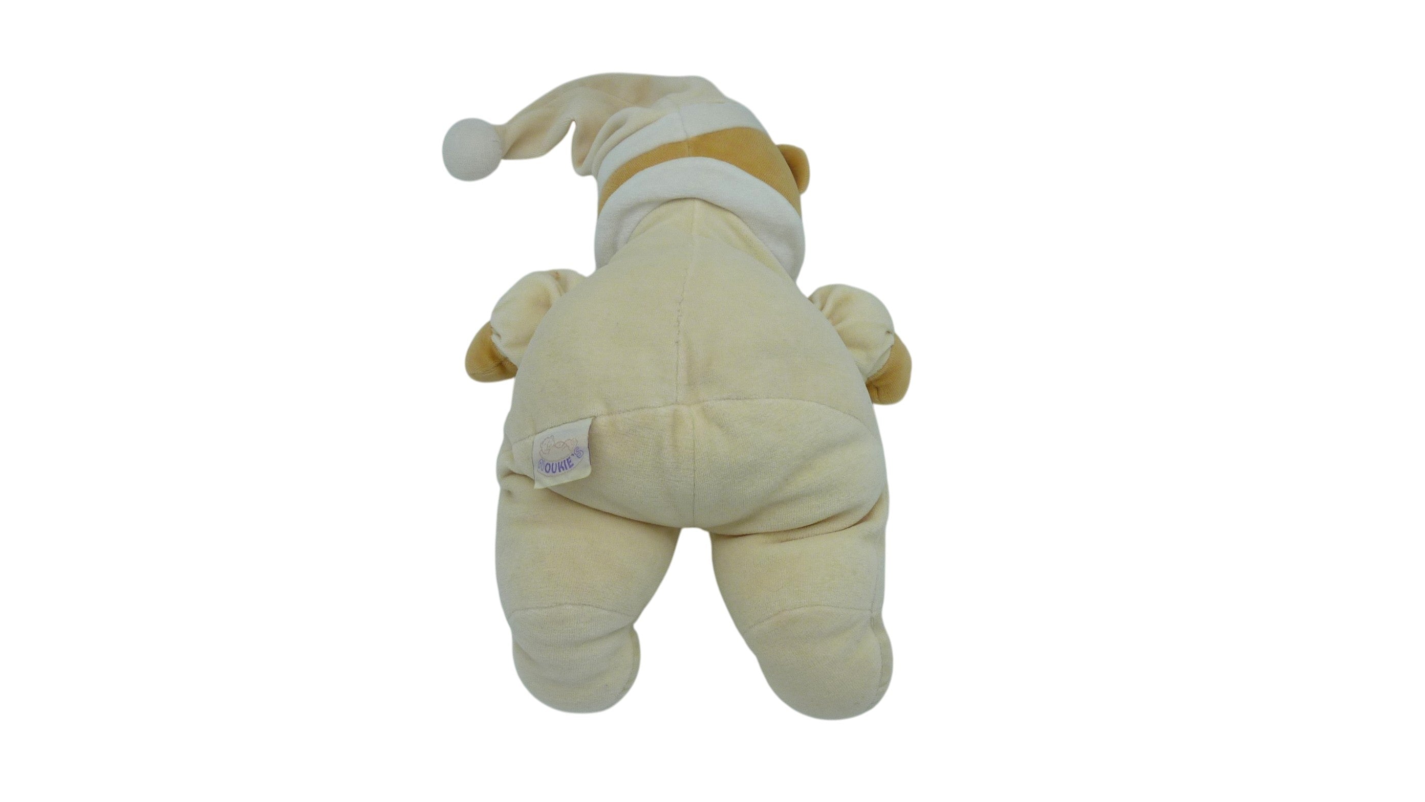 Peluche ours crème marron - Noukie's 34 cm