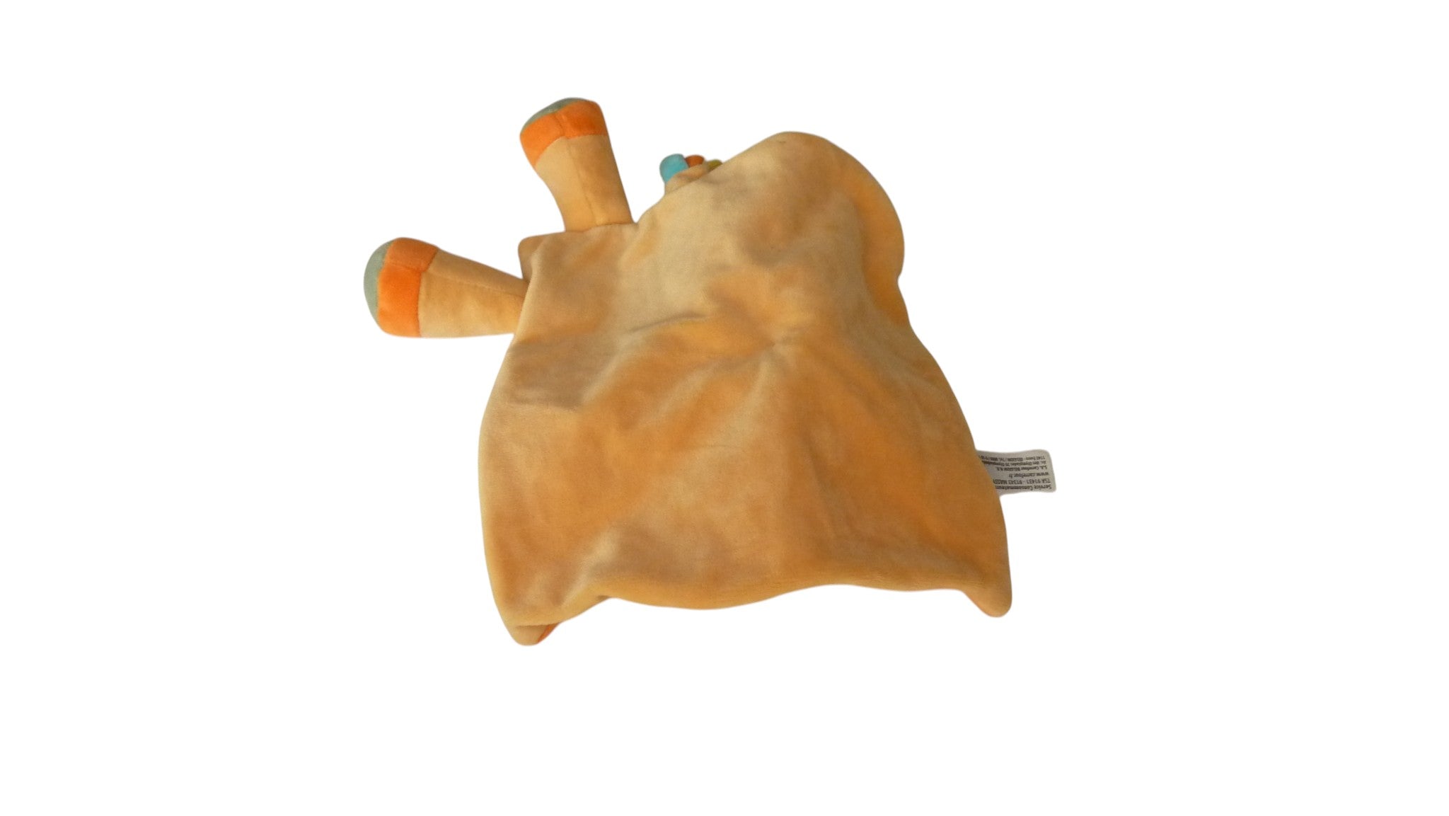 Doudou lion plat orange - Tex Baby