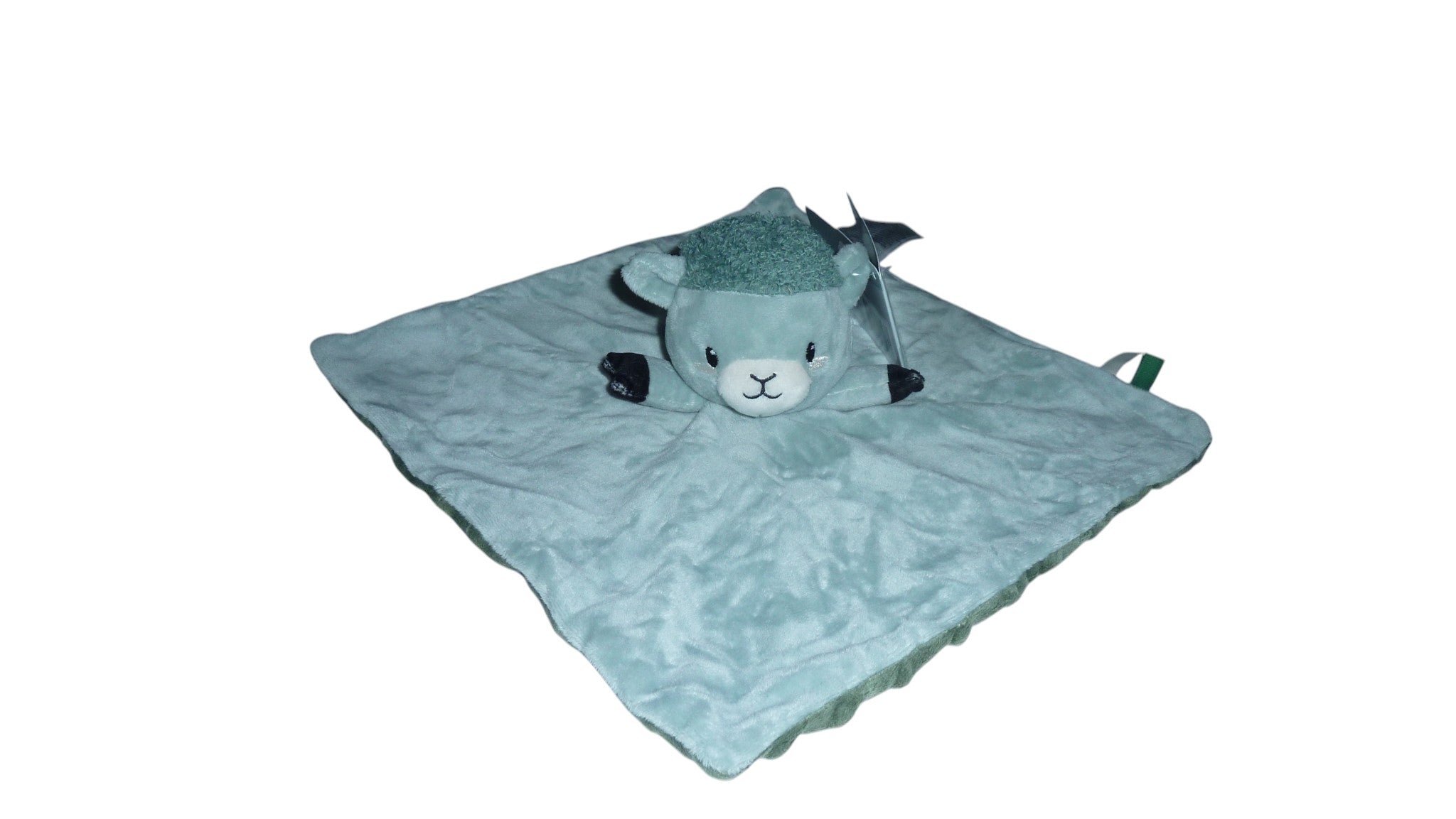 Doudou mouton plat vert - Troy Companies