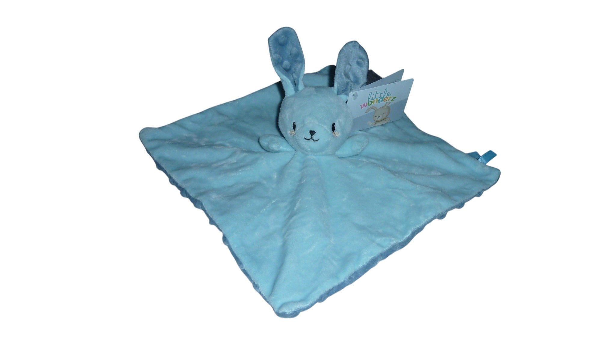 Doudou lapin plat bleu - Troy Companies