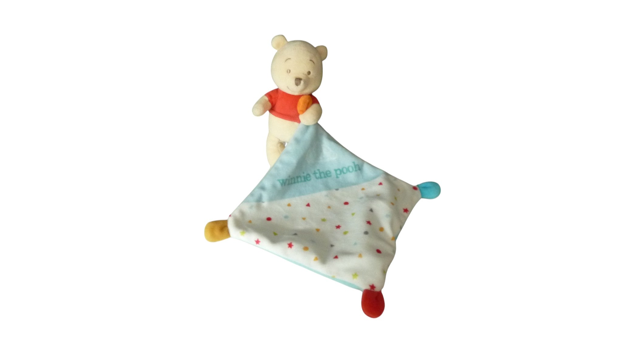 Peluche mouchoir Winnie L'Ourson - Disney 14 cm