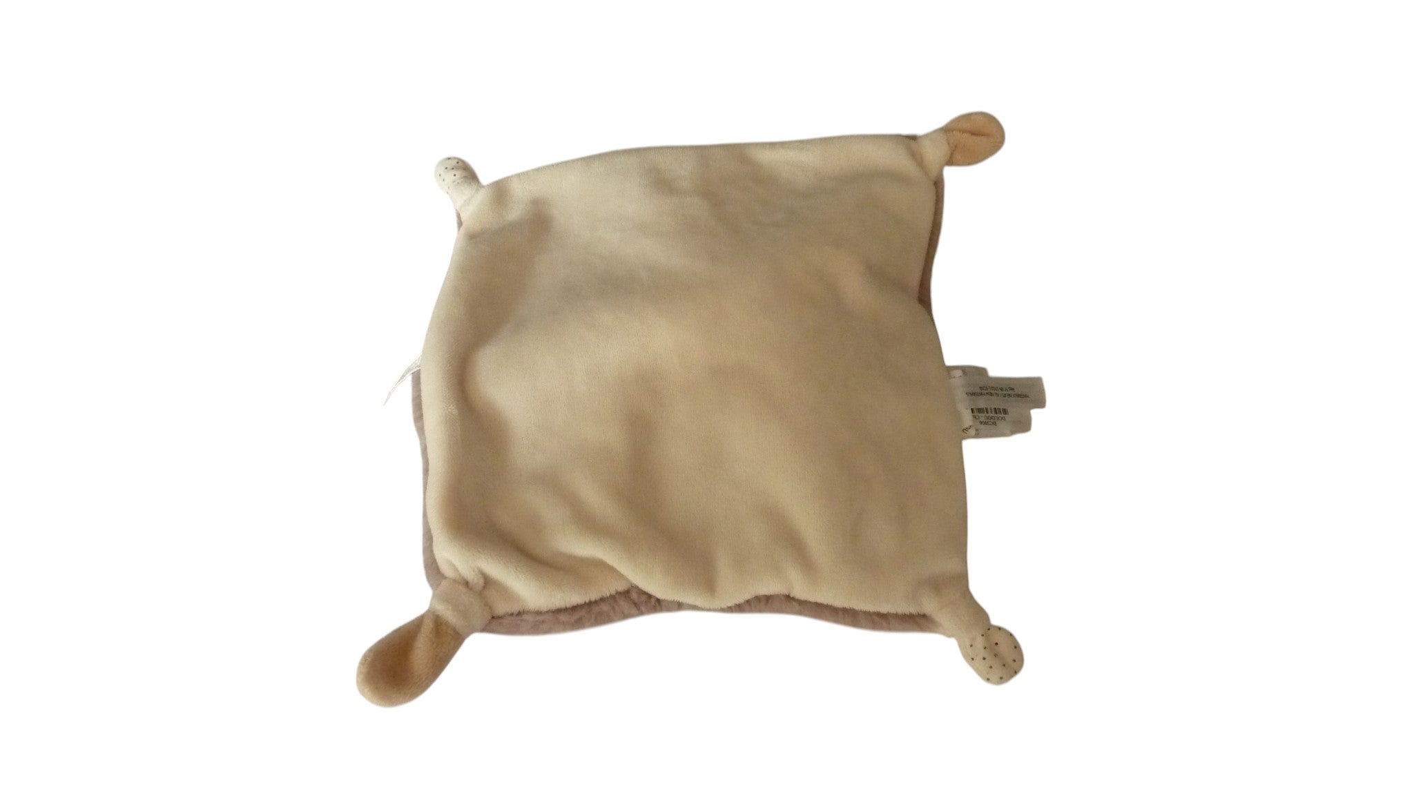 Doudou chien plat marron beige - DC3906 Doudou et Compagnie