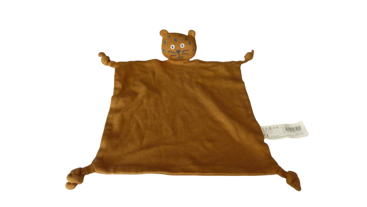 Doudou tigre plat marron - Monoprix