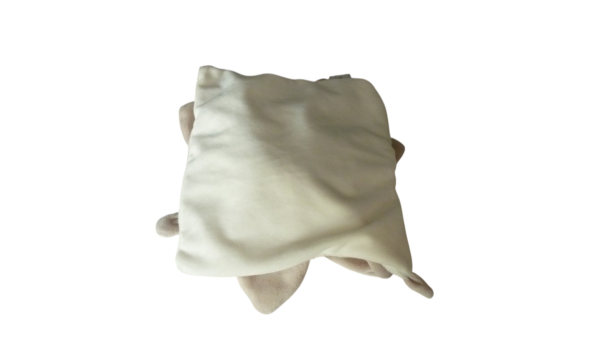 Doudou ours plat gris beige blanc - Collector - DC2922 Doudou et Compagnie