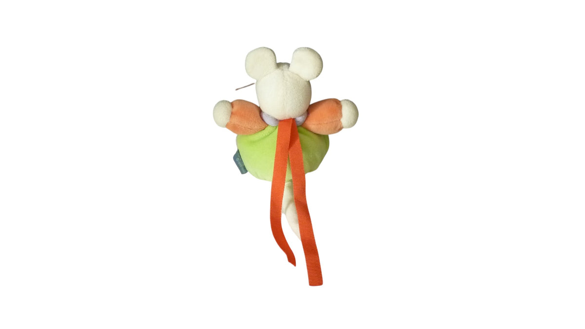 Peluche souris attache tétine vert - Kaloo 13 cm