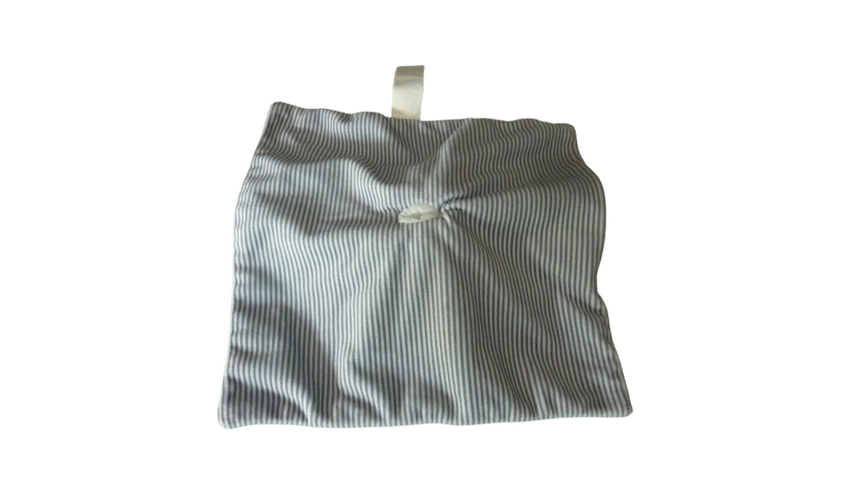 Doudou ours plat turquoise - Obaibi