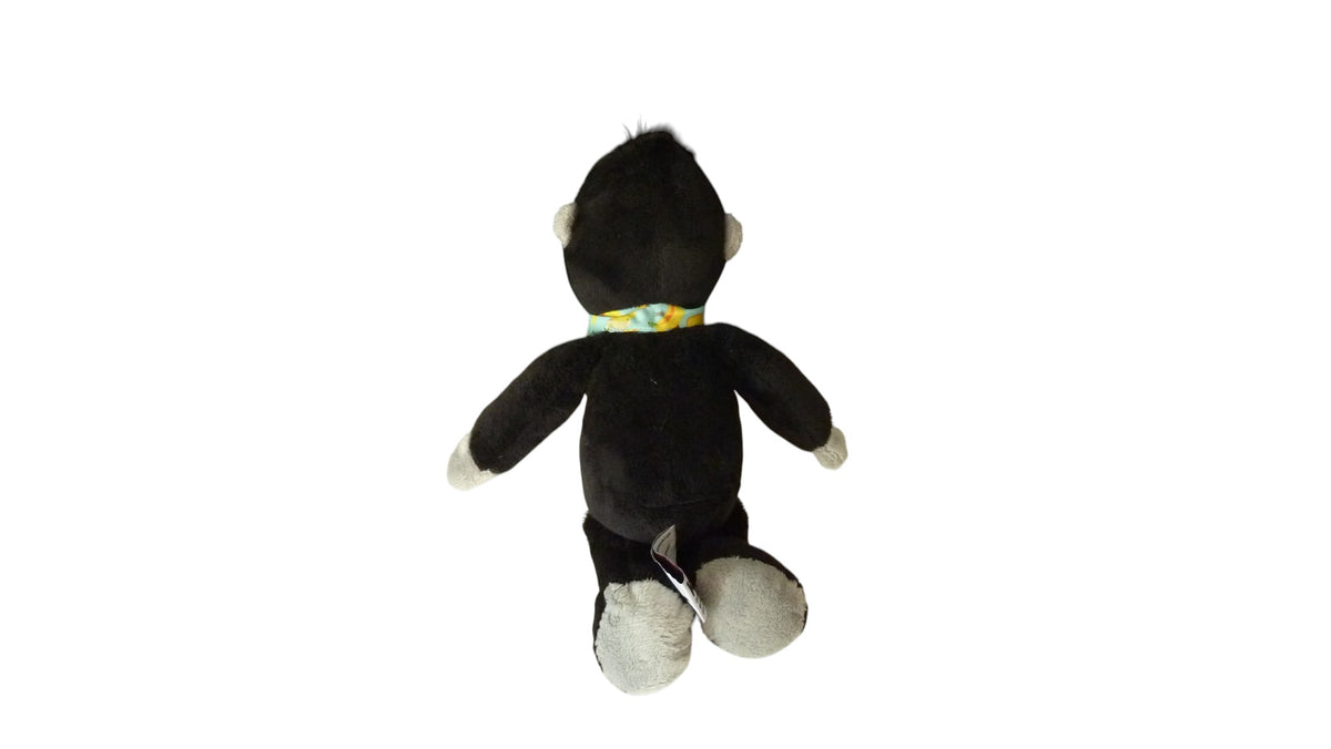 Peluche singe noir gris - Kinder 28 cm