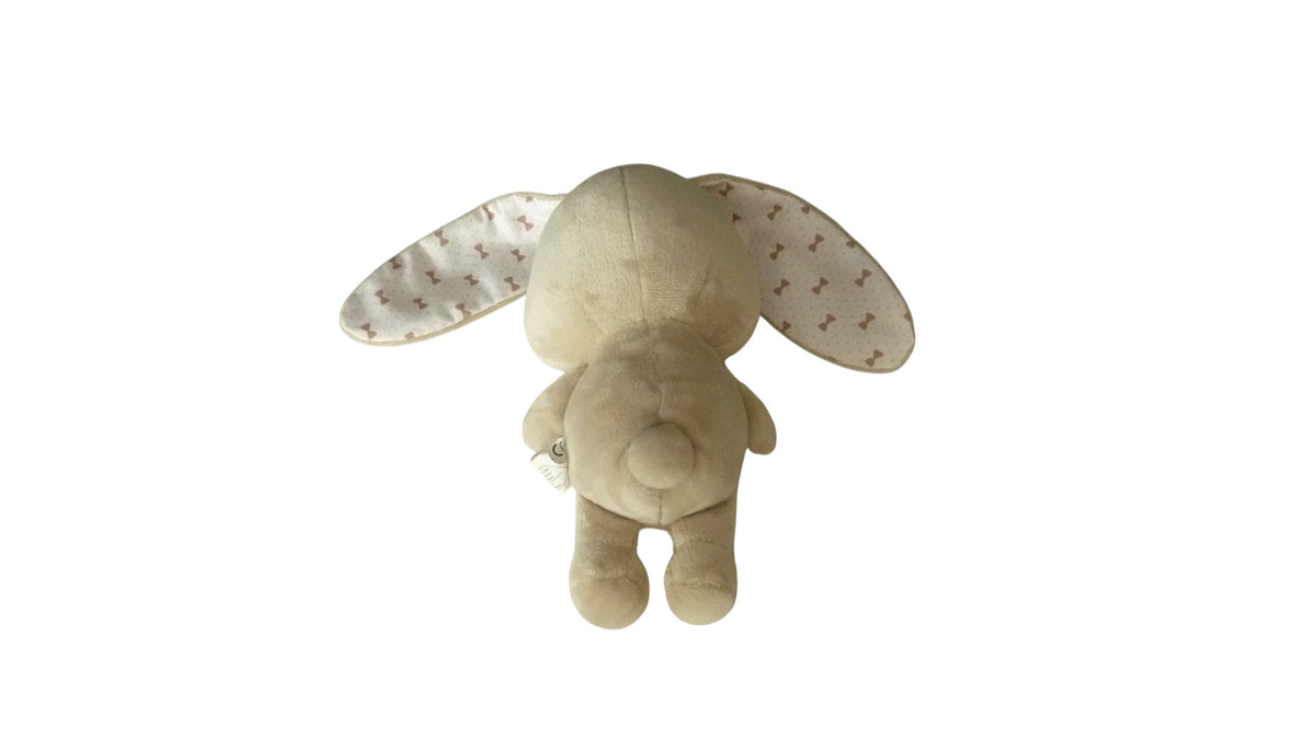 Peluche lapin gris - Auchan 20 cm