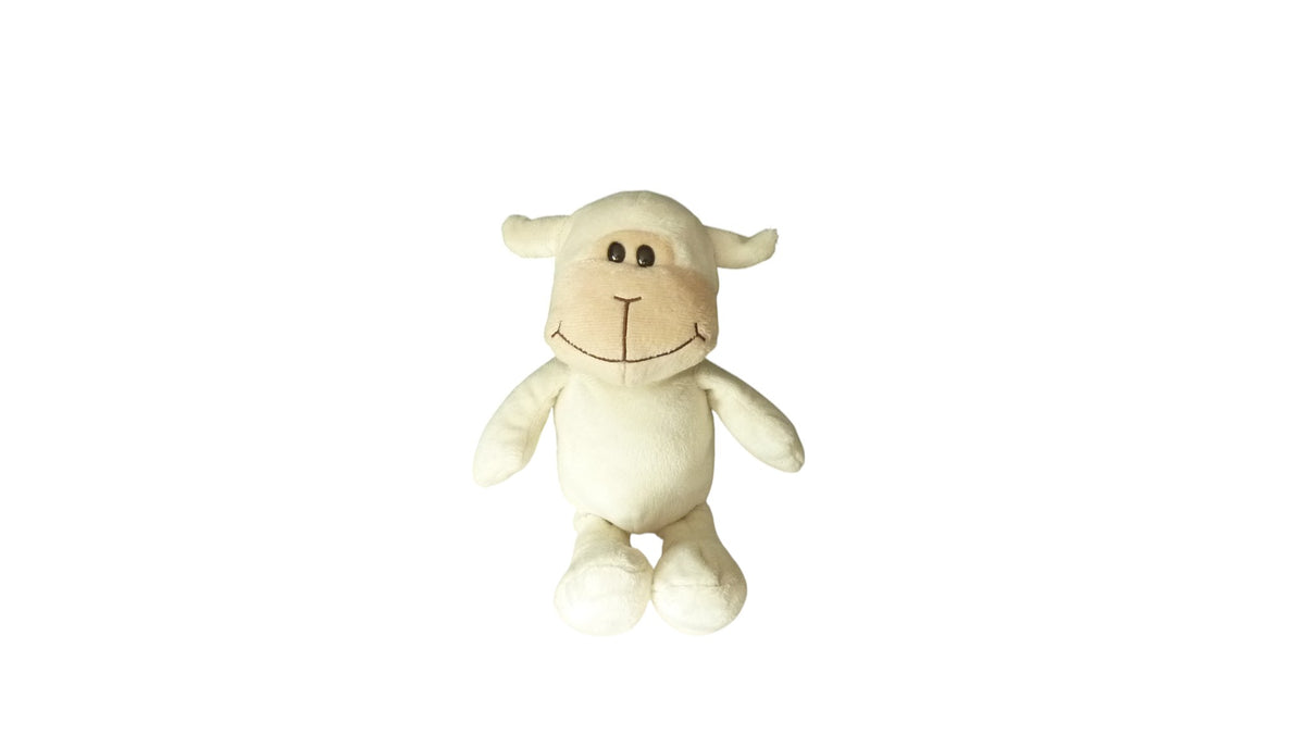 Peluche mouton écru beige - Kinder 27 cm