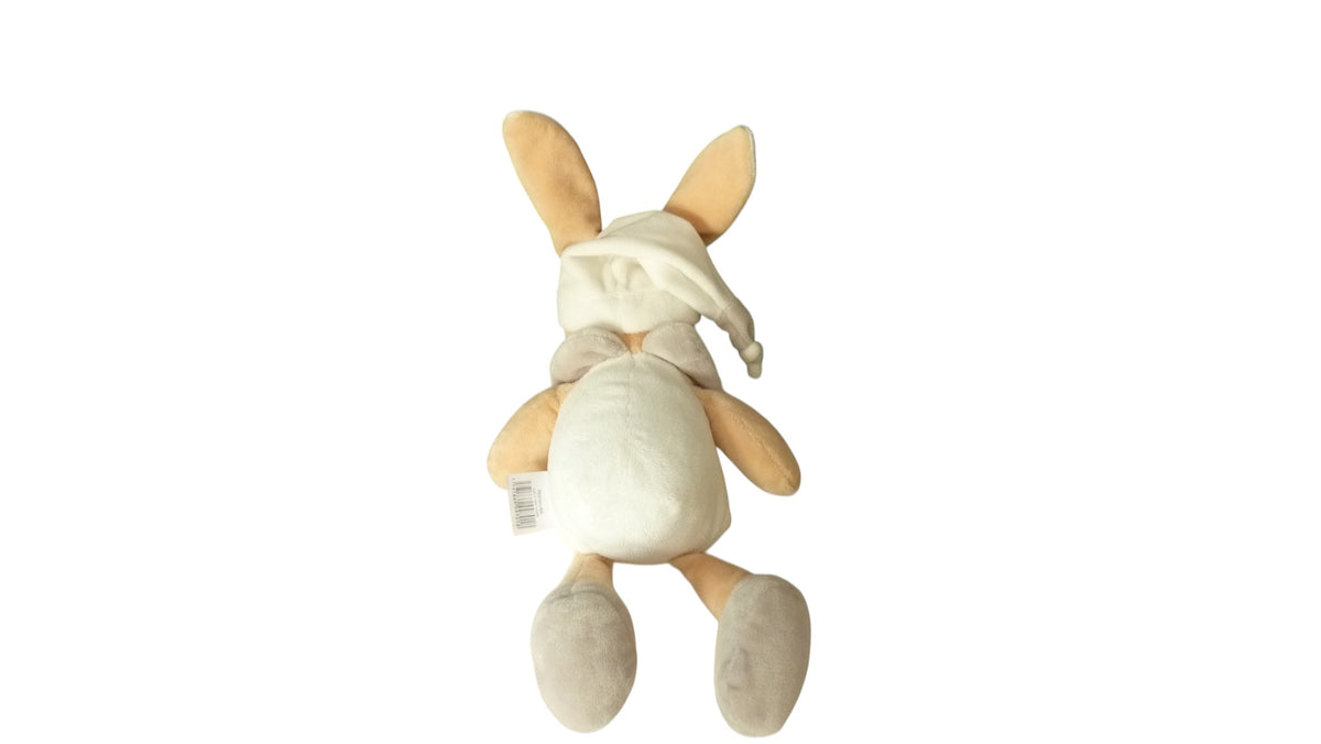 Peluche lapin marron gris blanc - Mes Petits Cailloux 28 cm