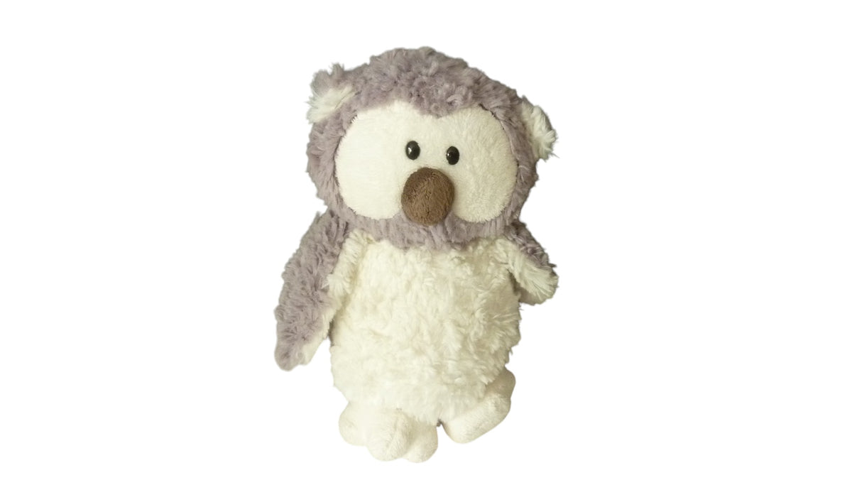 Peluche hibou gris blanc - Nici 21 cm