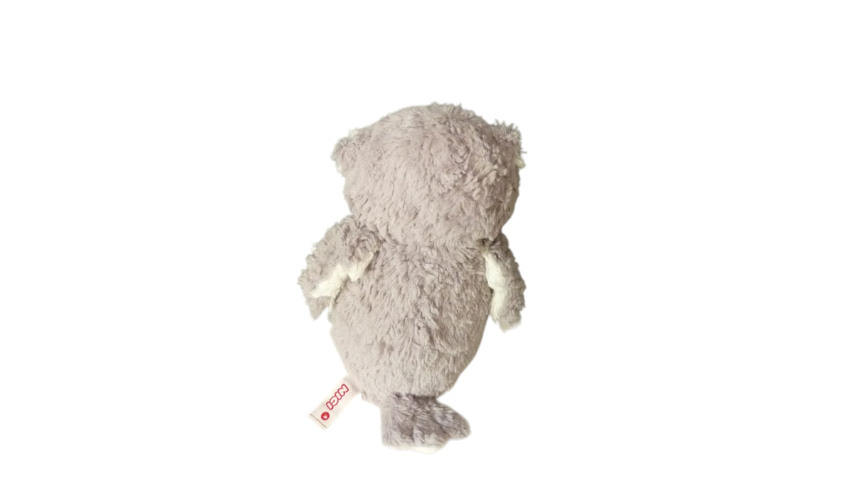Peluche hibou gris blanc - Nici 21 cm