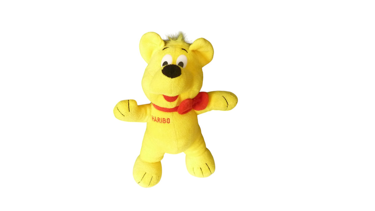 Peluche ours Mascotte Haribo jaune - Haribo 31 cm