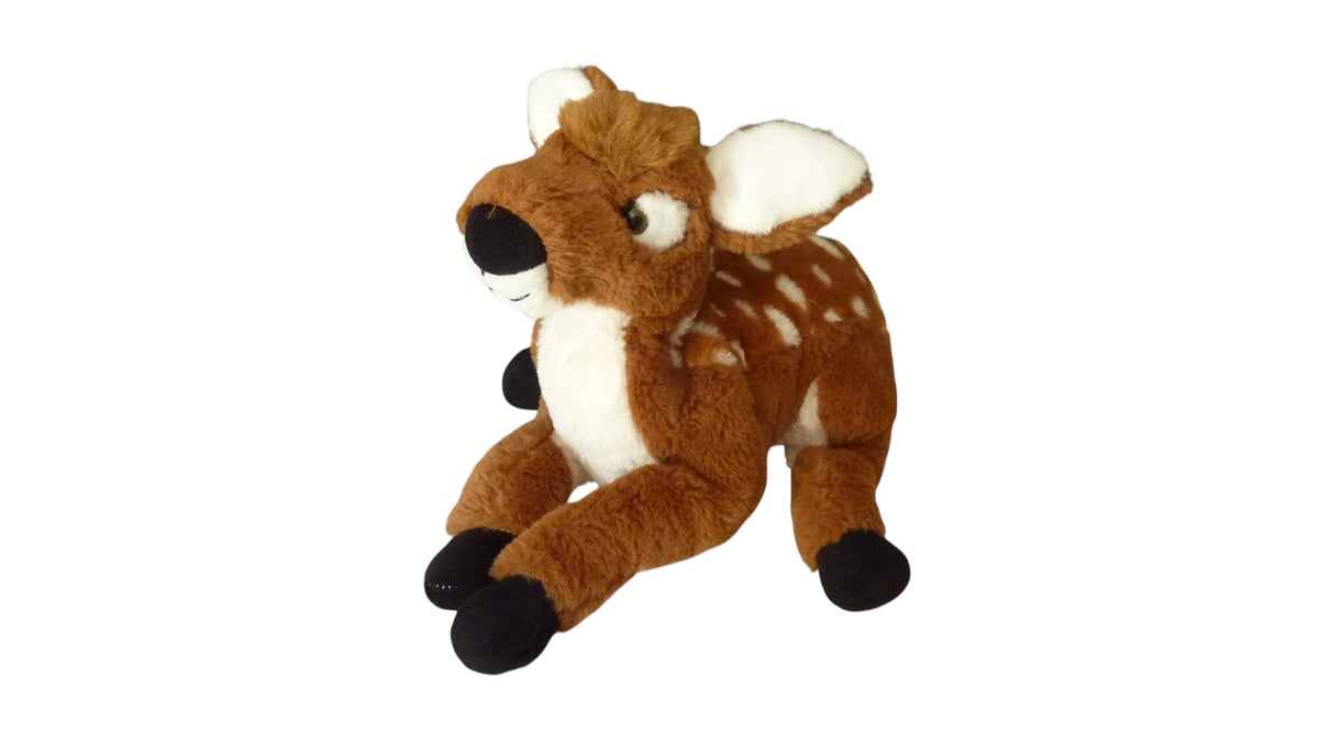Peluche faon marron blanc - Roda 39 cm