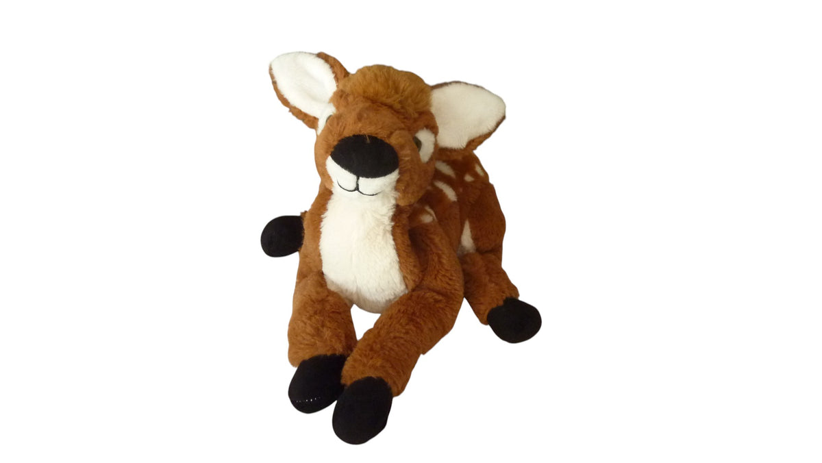 Peluche faon marron blanc - Roda 39 cm