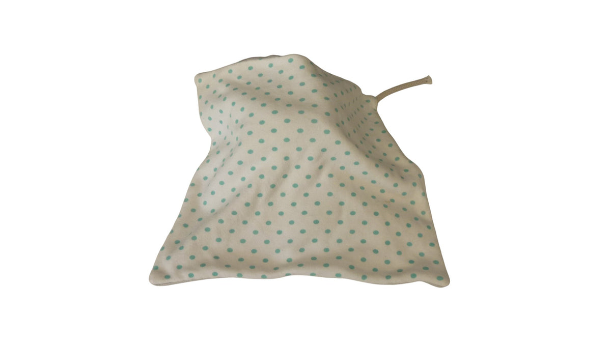 Doudou cheval plat Obaibi 24x24 cm gris et blanc