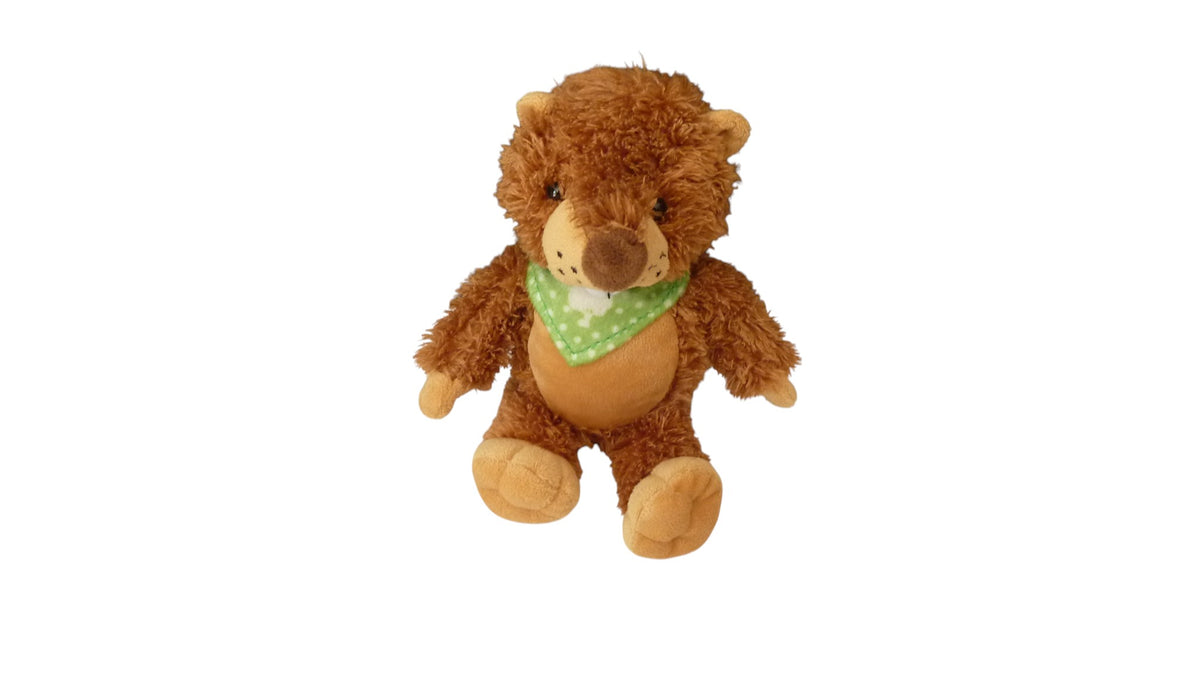 Peluche castor marron - Kinder 23 cm