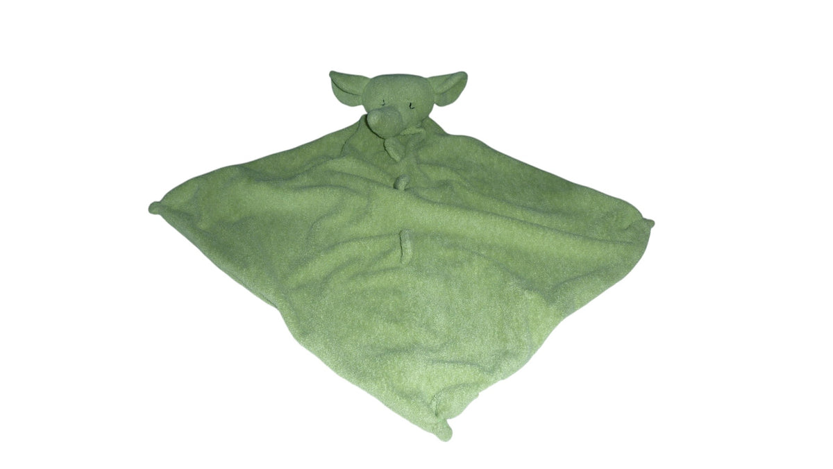 Doudou éléphant plat vert - Out of the Blue KG