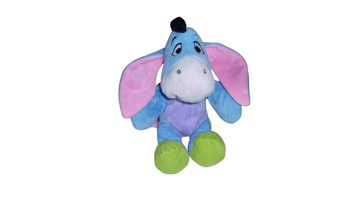 Peluche âne Bourriquet bleu violet - Disney 28 cm