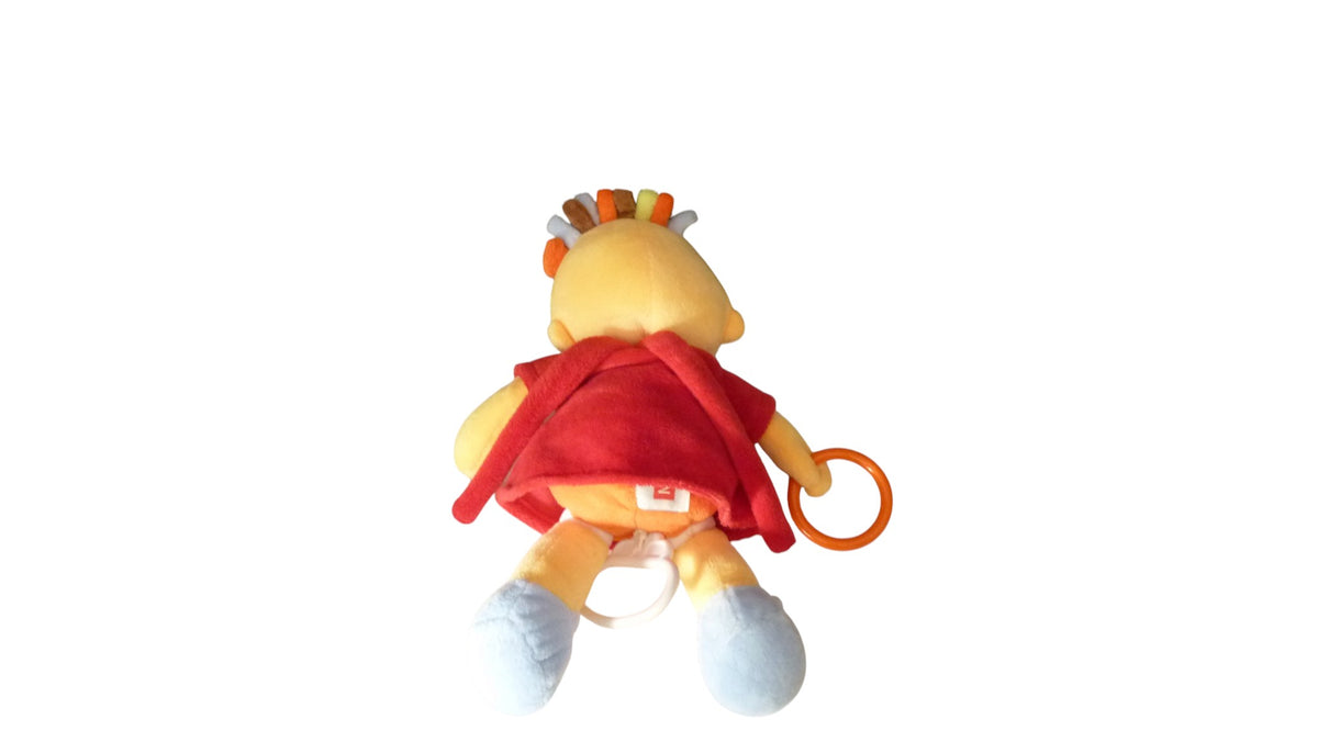 Peluche musicale poupée fille rouge - Tim et Lily - Nattou 27 cm