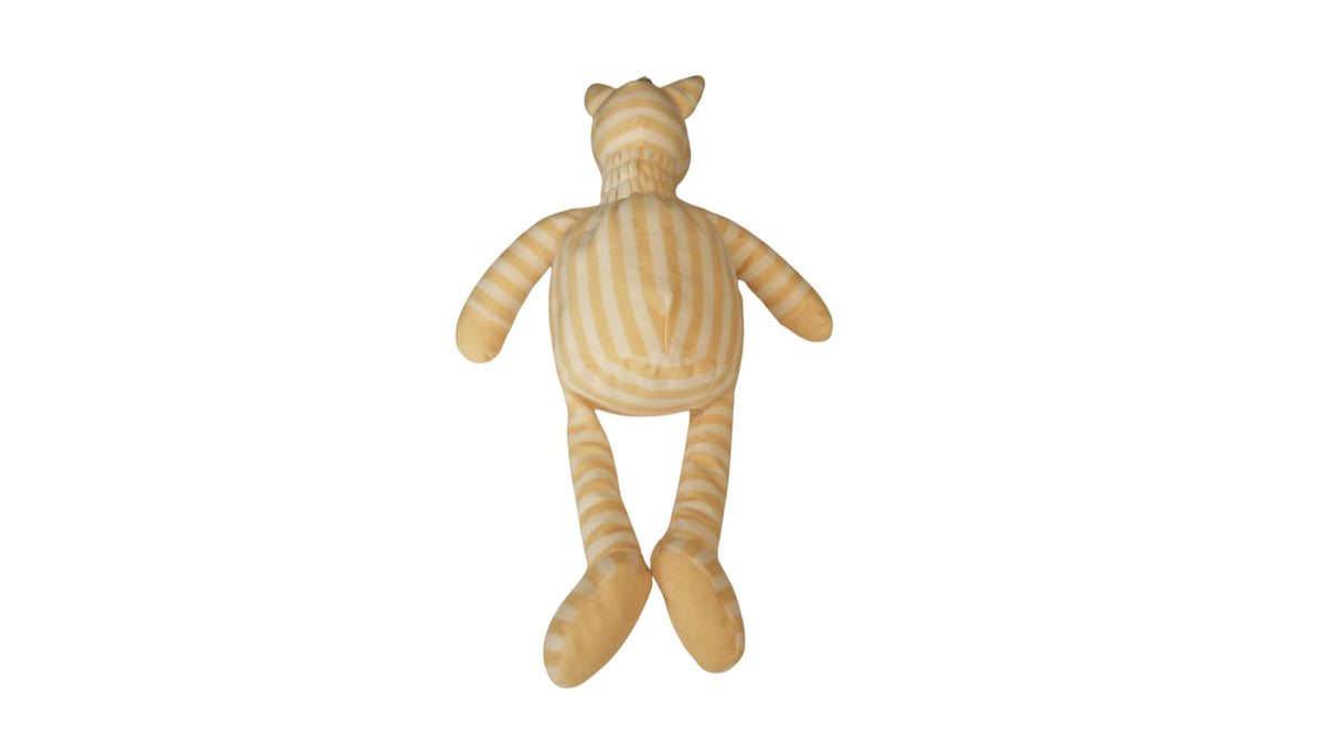 Peluche zèbre Ziggy Happy Horse jaune et blanc – 42 cm