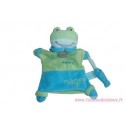Doudou marionnette grenouille Zoé adore nager BN698 Baby'Nat SOS Doudou