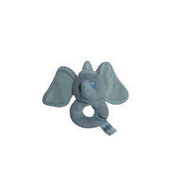 Doudou éléphant Dumbo hochet Disney