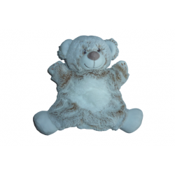 Doudou marionnette ours Tex Baby