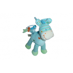 Doudou peluche musicale cheval Nicotoy