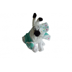 Doudou peluche avec couverture chien Idéfix Parc Astérix