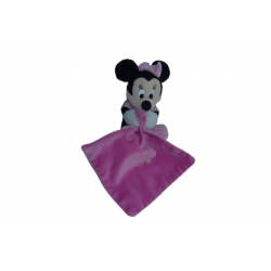 Doudou peluche mouchoir souris Minnie Disney