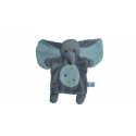 Doudou éléphant gris blanc Nicotoy Simba Toys