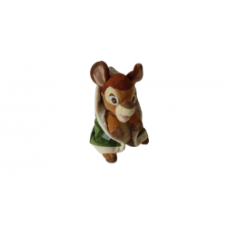 Doudou peluche avec couverture faon Bambi Disney