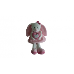 Doudou peluche musicale lapin Tex Baby