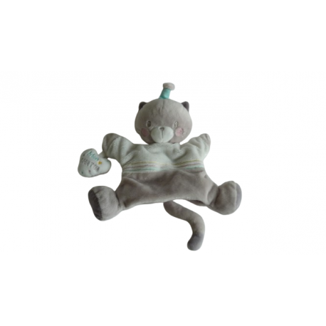 Doudou marionnette chat Mon Chaton Mots d'Enfants