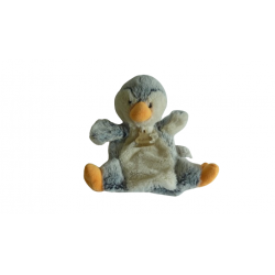 Doudou marionnette pingouin Z'animoos HO2131 Histoire d'Ours