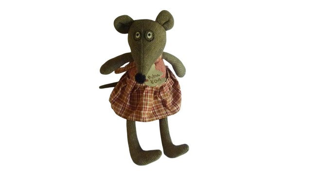 Peluche souris Lola - Les Fripons - HO2007 Histoire d'Ours - 30 cm