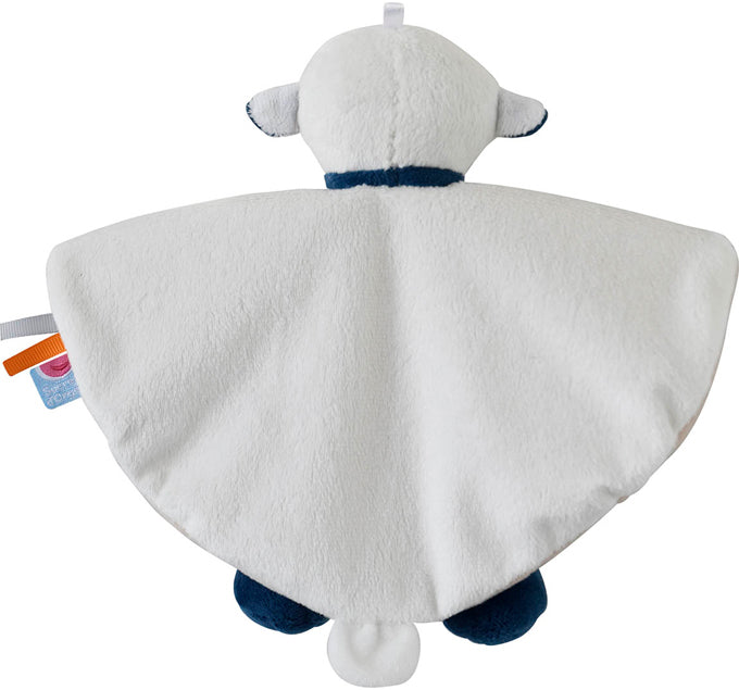 Doudou mouton plat blanc beige - Sucre d'Orge