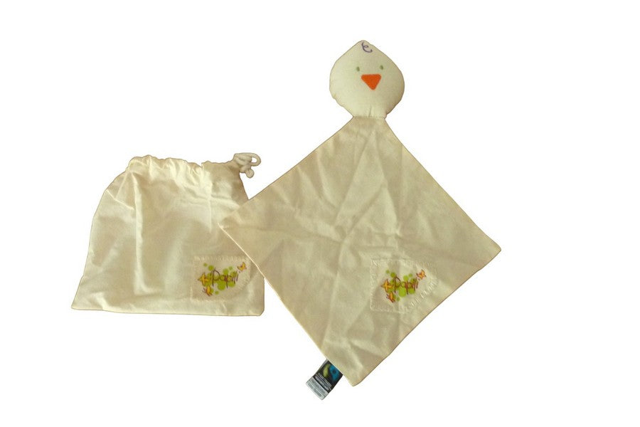 Doudou canard Boumbazar plat bio Papili - Nature et Découvertes