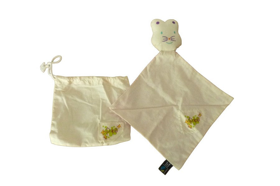 Doudou souris Tibidoubi plat bio Papili - Nature et Découvertes