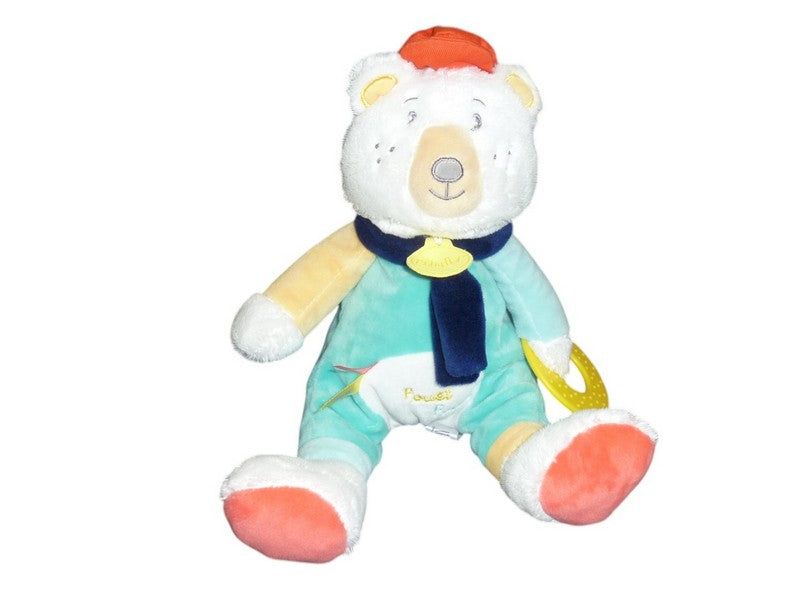 Peluche éveil ours - Mr Paul BN0374 - Baby'Nat - 28 cm