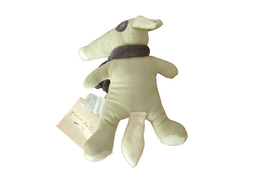 Peluche loup - Grain de blé - 20 cm