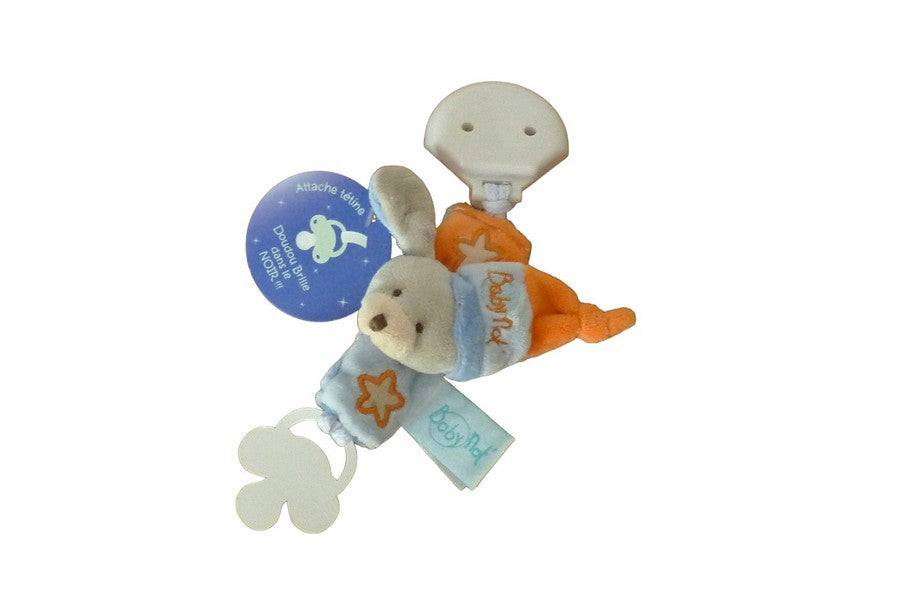 Attache-sucette chien luminescent - Baby'Nat BN791