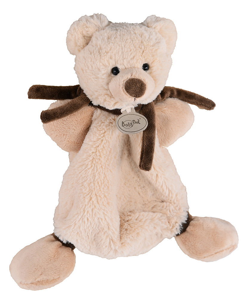 Doudou ours plat marron - Ourson Naturel - BN940 Baby'Nat