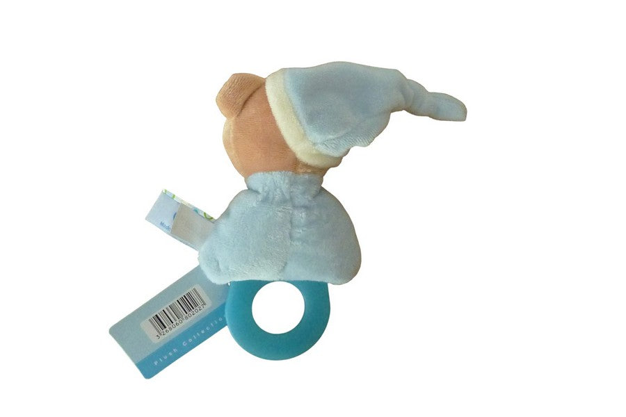Doudou anneau de dentition Pomme ours bleu - Gipsy