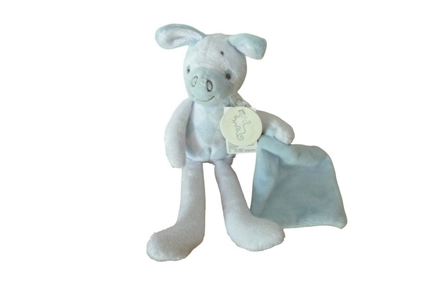 Peluche cheval Holly avec mouchoir blanc bleu - Happy Horse