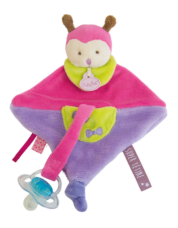 Doudou coccinelle plat - Les Super Doudous - BN0133 Baby'Nat