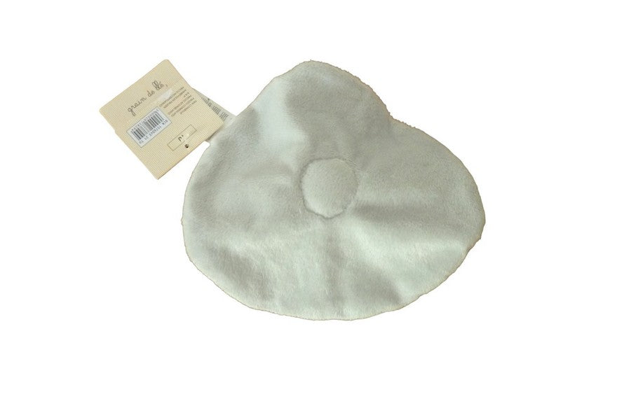 Doudou souris plat gris et blanc - Grain de Blé