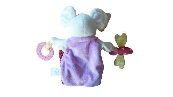 Doudou souris rose mauve - Magic Marionnette - DC3005 Doudou et Compagnie