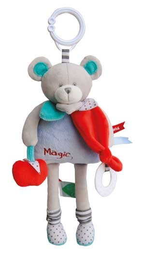 Peluche éveil ours - DC3006 Doudou et Compagnie - 28 cm